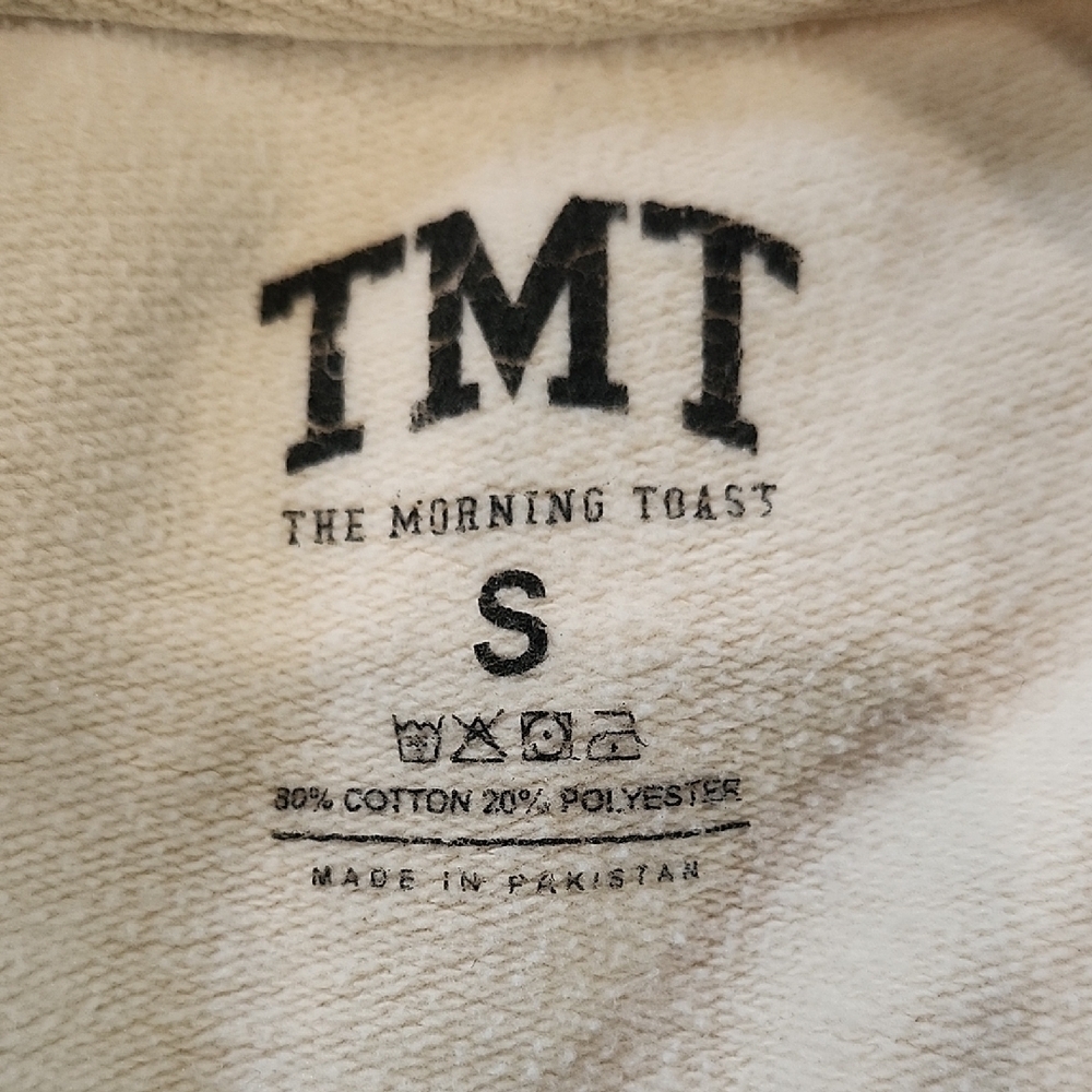 TMJ Beige Crewneck Sweatshirt Size Small - Picture 9 of 9